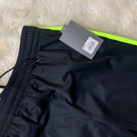 Boys black and neon athletic track pants - Picture 2 of 3